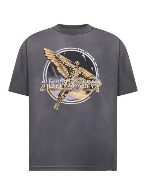 REPRESENT Grey cotton jersey Golden Tour T-shirt