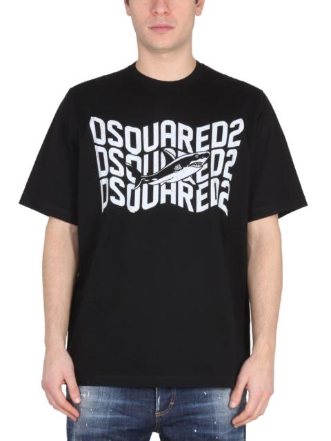 DSQUARED2 Dsquared Men Logo Print T-Shirt