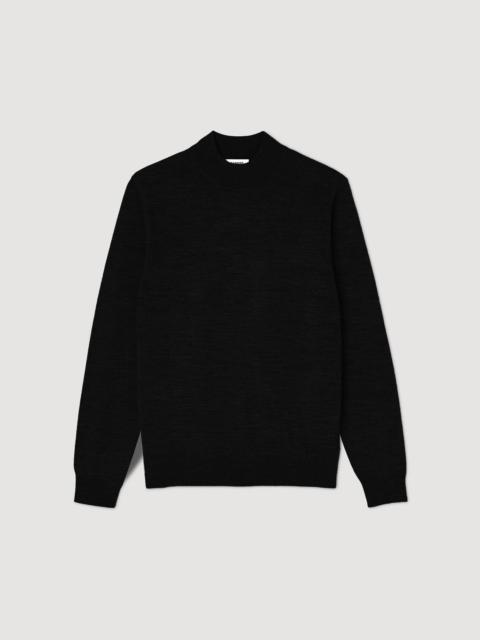 Sandro WOOL SWEATER WITH HIGH NECK