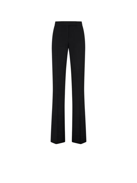 TOM FORD BI-COLOR SHARP GRAIN DE POUDRE TAILORED TUXEDO STRAIGHT PANTS