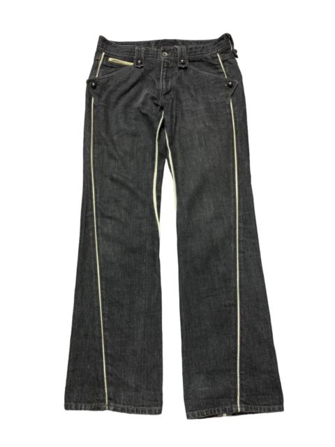 Hysteric Glamour Flare NICOLE CLUB MEN Washed Black Denim