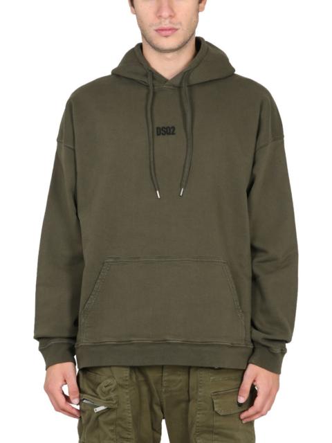 DSQUARED2 Dsquared Men Sweatshirt With Mini Logo
