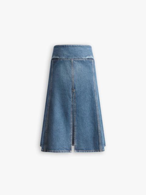 Alaïa DENIM SLIT SKIRT