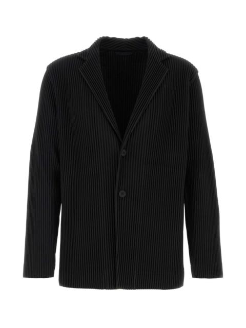 ISSEY MIYAKE Homme Plisse' Issey Miyake Men Black Polyester Blazer
