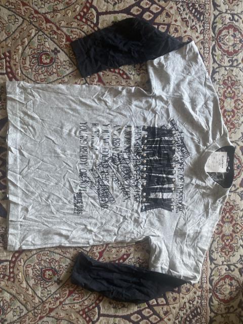 Vintage AIRWALK Studded Graphic Long Sleeve T-Shirt – “Dose of Freedom” Grey/Black