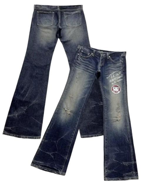 Other Designers If Six Was Nine × JACKROSE × Seditionaries - JACKROSE Mud Wash Distressed Punk Flare Denim Hysteric Style