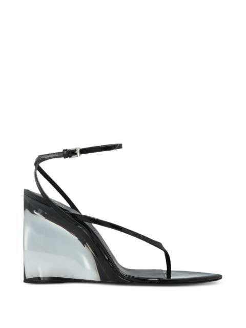 Alaïa Alaïa Toe Strap Wedge Sandals