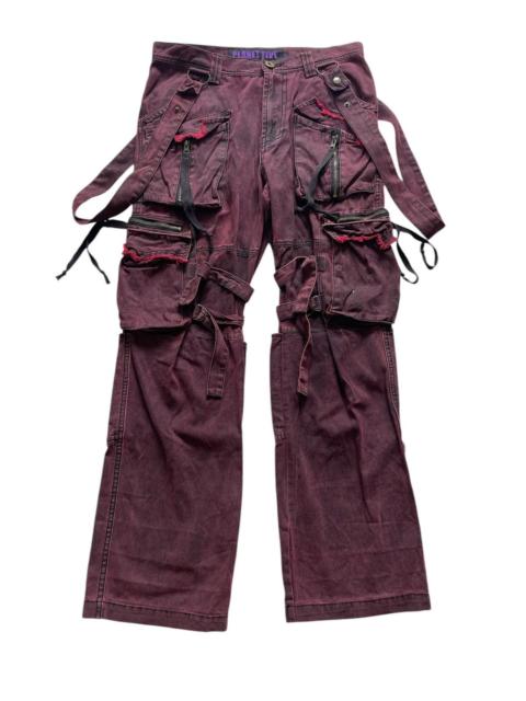 Hysteric Glamour Vintage Japanese Brand Parachute Bondage Cargo Pant
