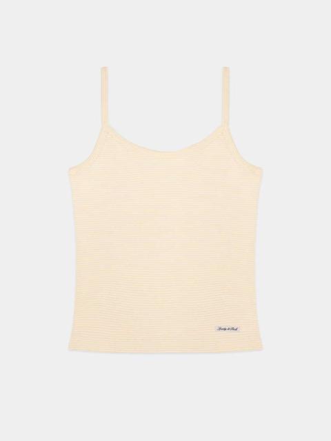 Sporty & Rich TO10676326YE34-4066 SIGNATURE LOGO HOUSE TANK