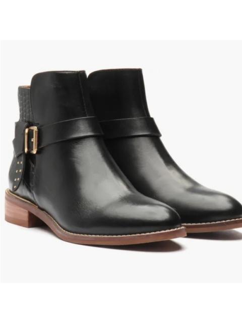 Other Designers NWT‎ Crevo Collie Leather Boot Booties Sz 9 BLACK