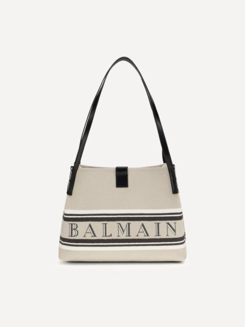 Balmain Canvas Shoulder Bag