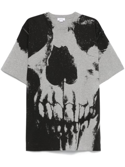 Alexander Mcqueen Men Skull Ptint Cotton T-Shirt