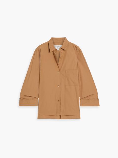 TWP Next Morning cotton-poplin shirt