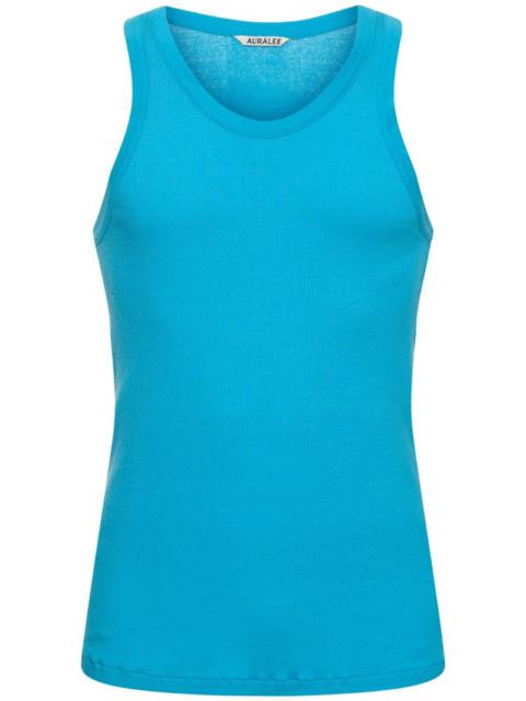 Organic cotton rib tank top