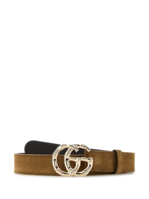 GUCCI Gucci Women Biscuit Suede Belt