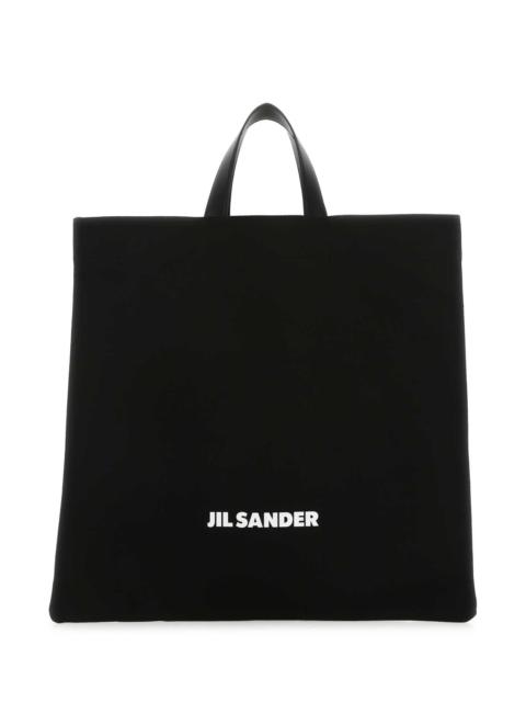 Jil Sander Jil Sander Women Black Canvas Shopping Bag