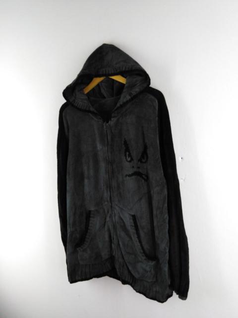 Other Designers Japanese Brand - BAD BOY KNITTED ZIPPER JACKET HOODED
