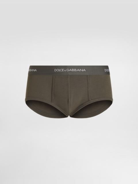 Dolce & Gabbana Ribbed cotton brando briefs