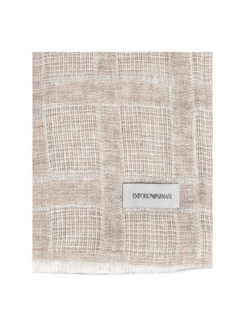 EMPORIO ARMANI Linen Scarf