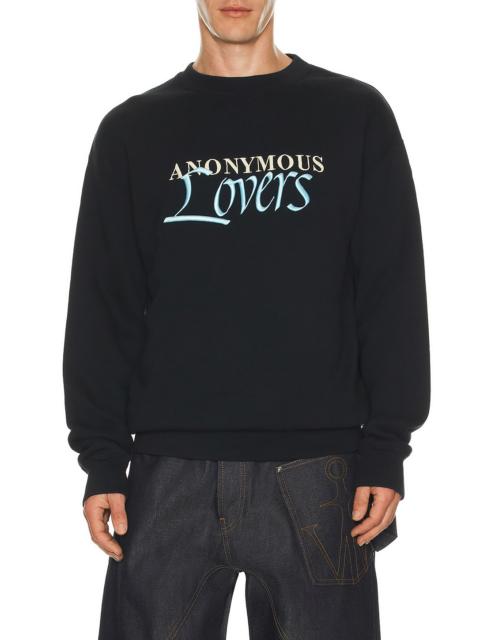 JW Anderson Anonymous Lovers Sweatshirt