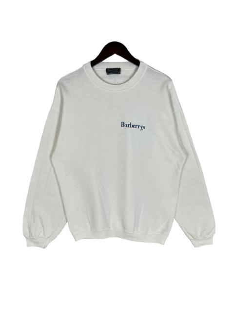Burberry Vintage Burberrys Sweatshirt Crewnek Spellout Small Logo
