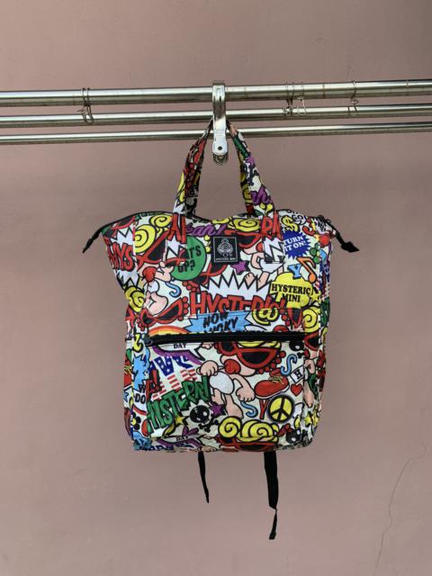Hysteric Glamour Hysteric mini full printed back pack nice design