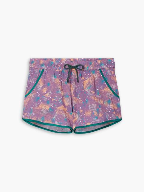 Other Designers Hanna printed voile shorts