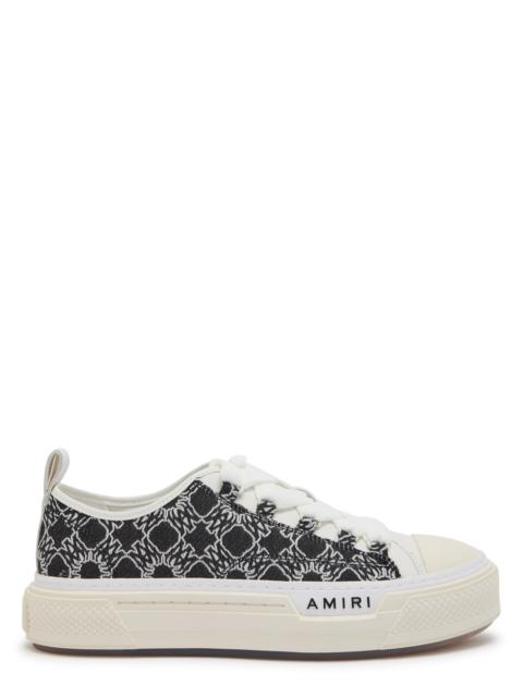 AMIRI Amiri MA Quad Court Low Logo-jacquard Leather Sneakers