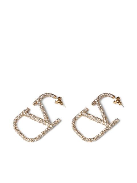 Valentino Valentino Garavani Women Vlogo Signature Strass Earrings
