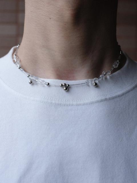 Other Designers Handmade - Stainless Steel Round Bead Necklace Adjustable Chain 16.1in