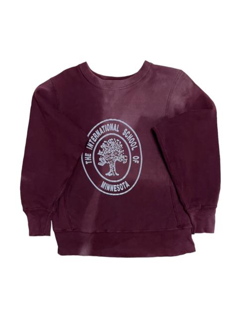Other Designers Vintage - Vintage Champion Sun Faded The International School
