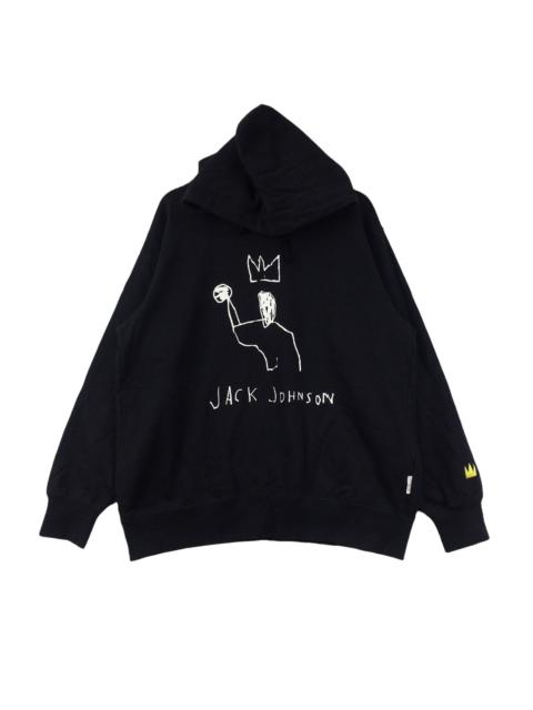 Other Designers Jean Michel Basquiat - Vtg Jean Michel BASQUAIT x JACK JOHNSON Boxer Hoodie