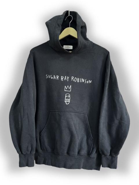 Other Designers Designer × Jean-Michel Basquiat × Uniqlo - Jean Michel Basquiat Uniqlo Japan Hoodie Sugar Ray Robinsom