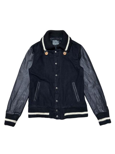 Other Designers Taishi Nobukuni Leather Jacket Hybrid