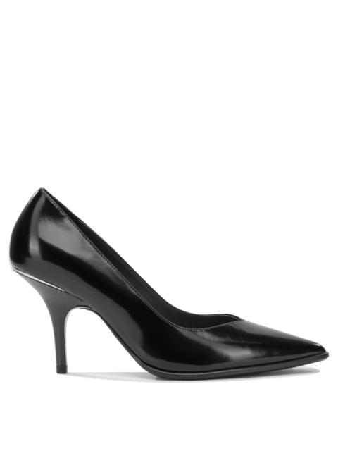 PINKO Pinko Goat Leather Heeled Pumps Black Women