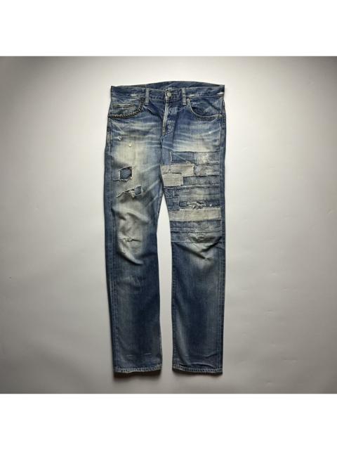 Hysteric Glamour Hysteric Glamour "Crush" Studded Patchwork Denim
