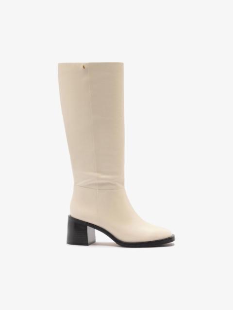 Larroudé Ricky Boot In Ivory Leather