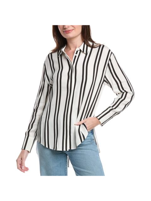 Alice + Olivia alice + olivia Dimitra Oversized High-Low Shirt