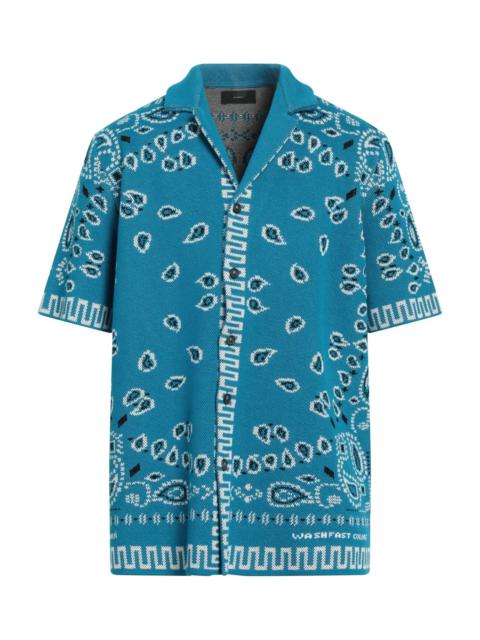 Alanui Turquoise Men's Patterned Shirt