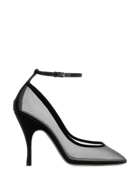 Alaïa Alaia Women Black Blue Mesh Pumps