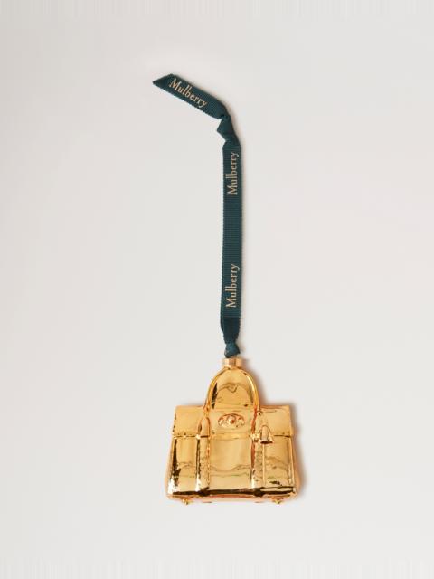 Mulberry Bayswater Bauble
Gold Glass