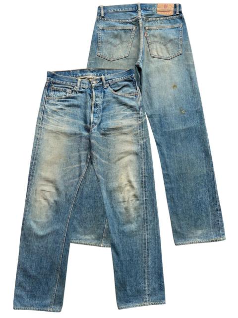Vintage Warehouse 1000 Selvedge Distressed Denim Jeans 31x28