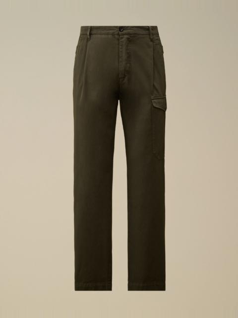 C.P. Company Cotton Gabardine Loose Cargo Pants