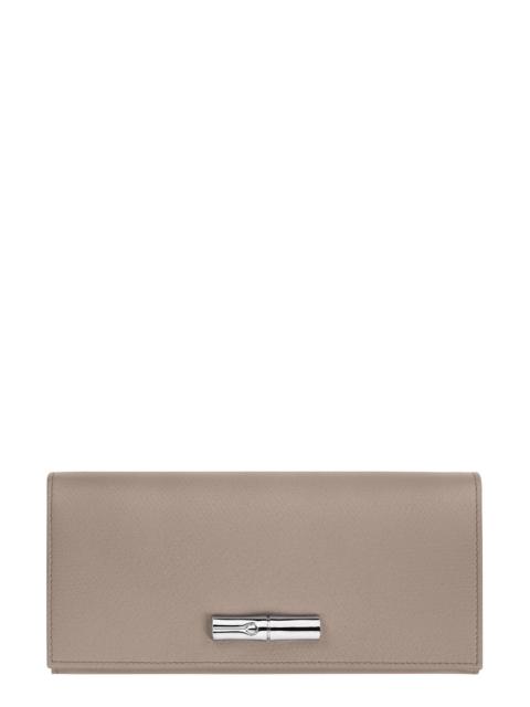 Longchamp Longchamp Le Roseau Leather Continental Wallet in Clay at Nordstrom
