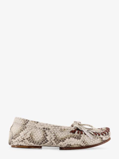 PARIS TEXAS Paris Texas Women Indiana Leather Loafers With Croco Print