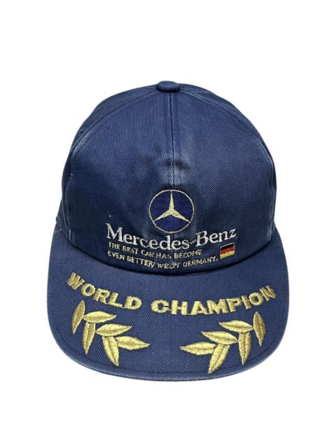 Other Designers Champion × Mercedes-Benz × Vintage - RARE🔥VINTAGE 80’s MERCEDES-BENZ WORLD CHAMPION Yamatoyo Hat