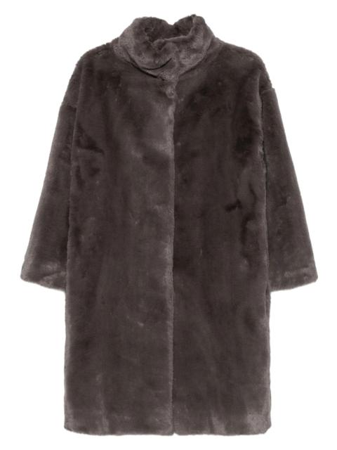 Herno Herno Women High-Neck Faux-Fur Coat