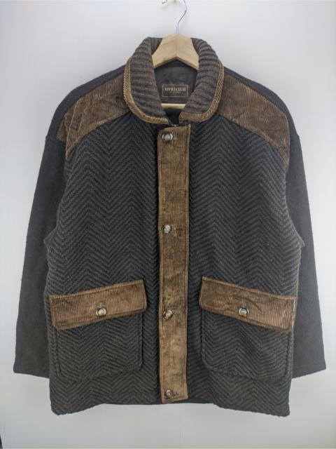 Other Designers Vintage - Steals🔥Corduroy Knit Jacket by Vivreclub