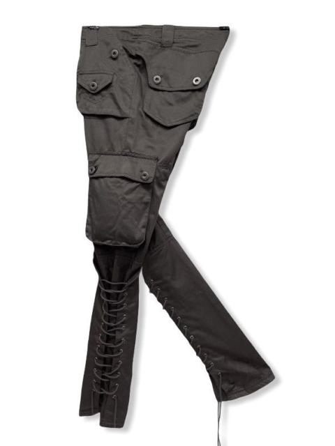 Other Designers Japanese Brand - BARAK Designer Skinny Laced Bottom Cargo Pants