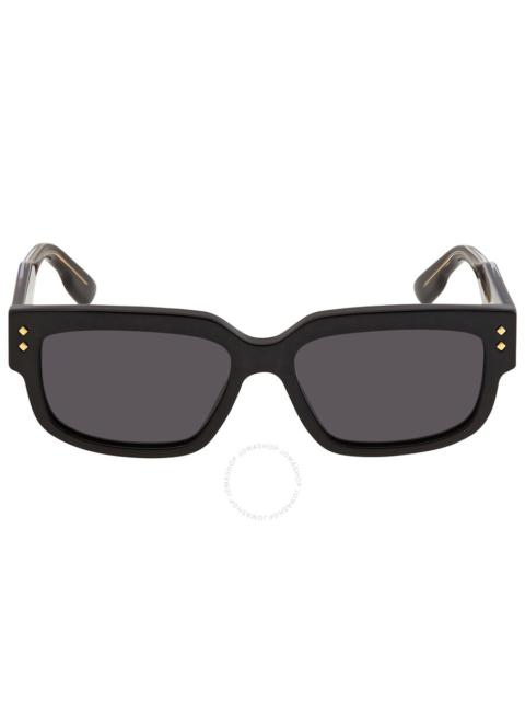 GUCCI Gucci Grey Rectangular Men's Sunglasses GG1218S 001 56